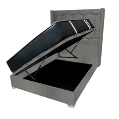 BARAKA HOME - Dormitorio Boxet Neiva 2 Plz - Gris Oscuro