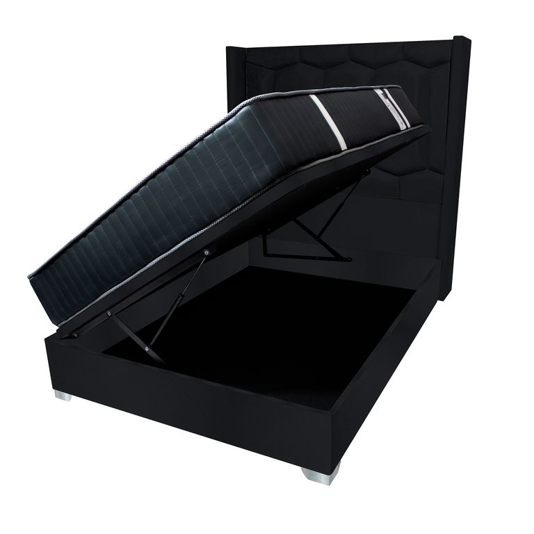 Dormitorio Boxet Neiva 2 Plz - Negro