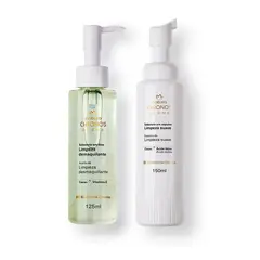 NATURA - Kit Chronos Derma Limpiador en Oleo con Espuma Suave