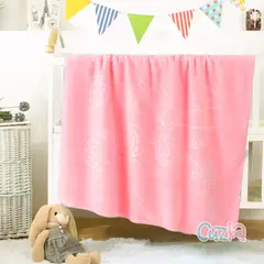 CASATEX - Manta para Bebe Suave Polar Alto Relieve Rosado