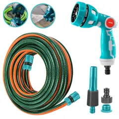 TOTAL TOOLS - Manguera para hidrolavadora, conectores prémium, 10m REFORZADA 3 CAPAS