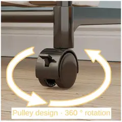 GENERICO - Colgador de Ropa Zapatera Elegante Con Ruedas 165x59x30cm - Blanco - M