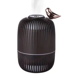ELMEJORPRECIO - Humidificador Diseño Madera Iluminación LED Modelo Bird Madera Oscuro