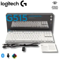 LOGITECH - Teclado inalámbrico G515 TKL LIGHTSPEED/BT LIGHTSYNC RGB
