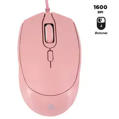 Teros - MOUSE ÓPTICO TEROS TE-1226S 800-1200-1600 DPI USB 4 BOTONES