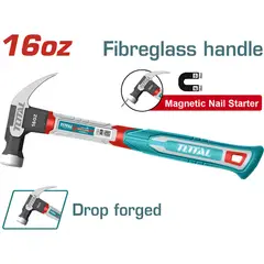 TOTAL TOOLS - Martillo carpintero 16 Onzas fibra - THCH61016