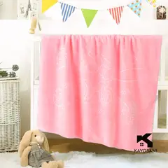 CASATEX - Manta para Bebe Suave Polar Alto Relieve Rosado