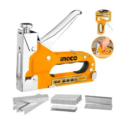 INGCO TOOLS - ENGRAPADORA CLAVADORA 3 EN 1 GRAPADORA + 3600 GRAPAS INGCO