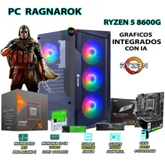 AMD - Computadora PC Ryzen 5 8600G RAM 16GB DISCO 500GB SSD CON GRAFICOS RADEON