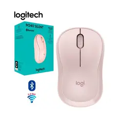 LOGITECH - MOUSE M240 SILENT WIRELESS BLUETOOTH ROSE