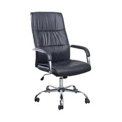 OFIDEAS - Silla De Oficina Madrid Cuero Sistema Lap Color Negro