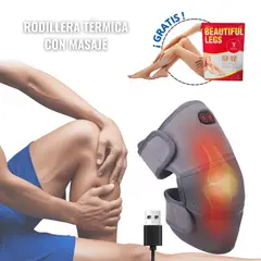 OEM - Rodillera alivia-dolores con calor y masaje + parches para piernas GRATIS