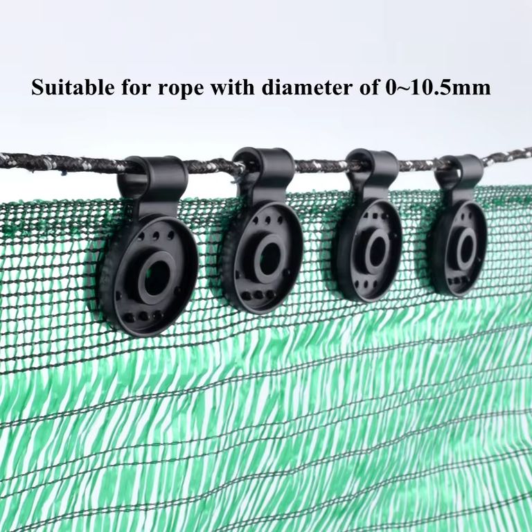 PACK X 30 CLIPS SUJETADOR PARA MALLA RASCHEL GRANJA 10 X 3.7 CM