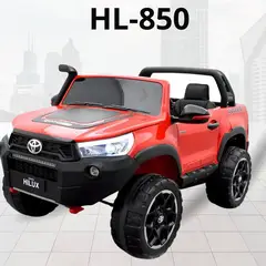 TOYOTA - Coche eléctrico Toyota Hilux RuggedX HL-850 de 12V