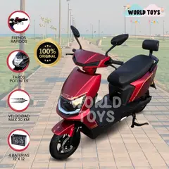 VELOX - Moto Eléctrica para Adultos «ELECTRA GLIDE» Red