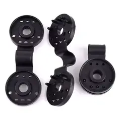 GENERICO - PACK X 30 CLIPS GANCHO BROCHE PARA MALLA RASCHEL 7.3 x 2.7 CM