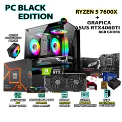 RYZEN - Computadora Gamer Pro 5 7600X RAM 16GB DDR5 SSD 1TB GRAFICA RTX 4060TI 8GB