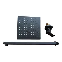 APACHE - COMBO Set Monocomando + Cabezal Ducha 20cm Completo Acero