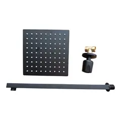 APACHE - COMBO Set Monocomando + Cabezal Ducha 20cm Completo Acero