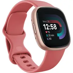 FITBIT - Versa 4 Fitness Smartwatch - arena rosada con rosa cobriza