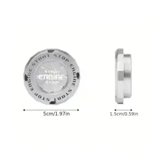 GENERICO - Anillo Llave Arranque - Plateado