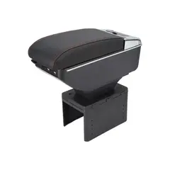 GENERICO - CONSOLA APOYABRAZO CENTRAL HIO ROJO 7 ENTRADAS USB