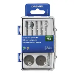 DREMEL - Micro Kit de 8 Accesorios Vidrio y Piedra 735-01
