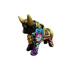 ACHALLAY ARTESANIA DE BARRO - Torito de Pucara 24 cm