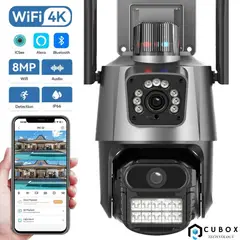 OEM - Cámara de seguridad Doble Lente APP ICSEE Wifi con Alarma 4K