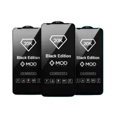 GENERICO - Mica para iPhone 16 Black Edition 20K Antishock Resistente