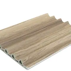 DECORPLAS - Wall Panel Wpc Para Interior Concave Grueso Color Maple Grava