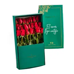 GENERICO - Caja de 24 Rosas Rojas