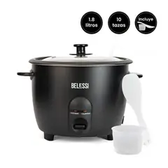 BELESSI - Olla Arrocera Eléctrica 1.8L + Accesorios