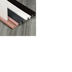 GENERICO - Burlete Flexible de Espuma Protección Sellado de Puertas pack 2 unidades plomo