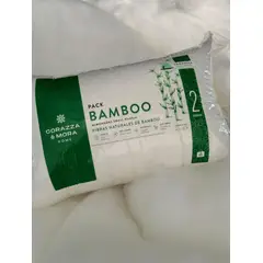 VENECIA - Pack x 2 Almohadas Bamboo 65 x 45 cm