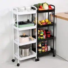GENERICO - Organizador multiuso 4 niveles economico Blanco Krearack
