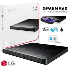LG - Grabador DVD Super Multi GP65NB60 Slim USB