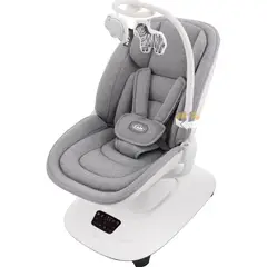 BABY CAM - Mecedora eléctrica táctil Rocking Chair gris claro