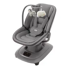 BABY CAM - Mecedora eléctrica táctil Rocking Chair gris oscuro