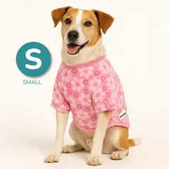 CAT OH - Polera Pink Flower S - Ropa para perros