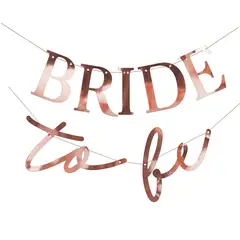 GENERICO - Cadeneta banderines Bride to be novia despedida de soltera