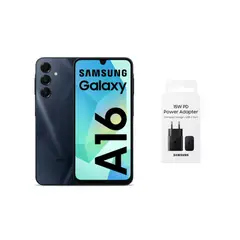 SAMSUNG - Celular Galaxy A16 4gb 128gb Negro + cargador 15W