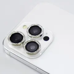 GENERICO - Protector De Cámara IPhone 16 Pro / Iphone 16 Pro Max Diamante Plateado