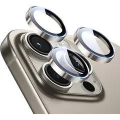 GENERICO - Protector De Cámara IPhone 16 Pro / Iphone 16 Pro Max Plateado