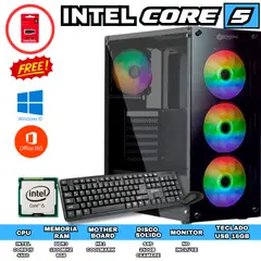 INTEL - PC PARA OFICINA CORE I5 8GB RAM SSD 256GB