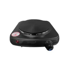 FINEZZA - Cocina Electrica de 1 Hornilla Negro FZ-201D1N