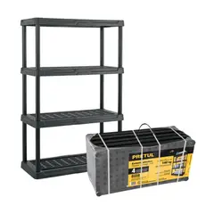 PRETUL - Estante de Plastico 4 Repisas