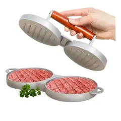 ICHIMATSU - PRENSADOR MOLDE PARA HAMBURGUESAS DOBLE