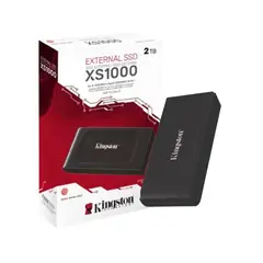 KINGSTON - Disco Solido Externo Xs1000 Ssd 2tb Velocidad 1050mbS
