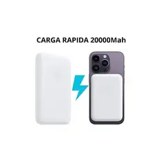 GENERICO - Batería Magsafe 20,000 mAh – Powerbank Magnético de Alta Capacidad